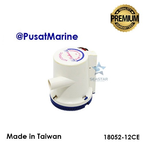 [Original] Pompa Kapal Otomatis - Automatic Bilge Pump 1500Gph 12V 18052 Berkualitas