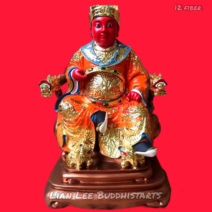 [Original] Patung Kwee Seng Wang/ Kok Sin Ong / Kong Tek Cun Ong Uk 12 Inch Diskon