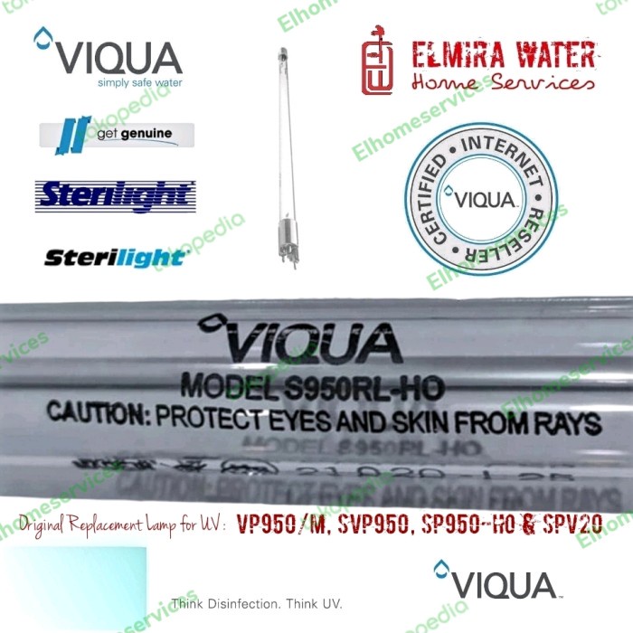[Original] Lampu Uv Viqua S950Rl-Ho Replacement Ultraviolet Vp950 Berkualitas