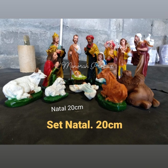[Original] Patung Natal. 20Cm Berkualitas