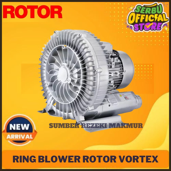 [New Ori] Ring Blower 10 Hp Rotor Tambak Ipal Vortex Rotor Hb-7500 Ring Blower Diskon
