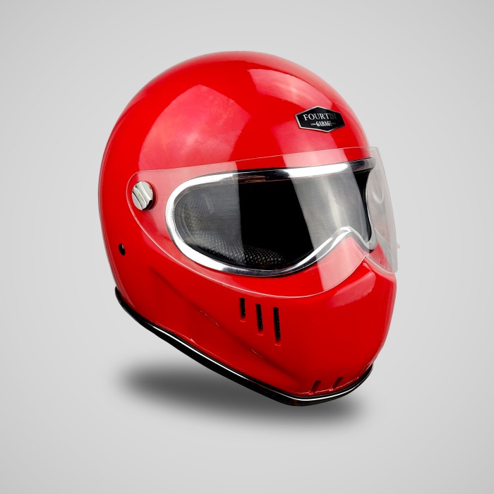 Helm Custom Classic Simpson Bandit Rx Stig Retro Vintage Klasik