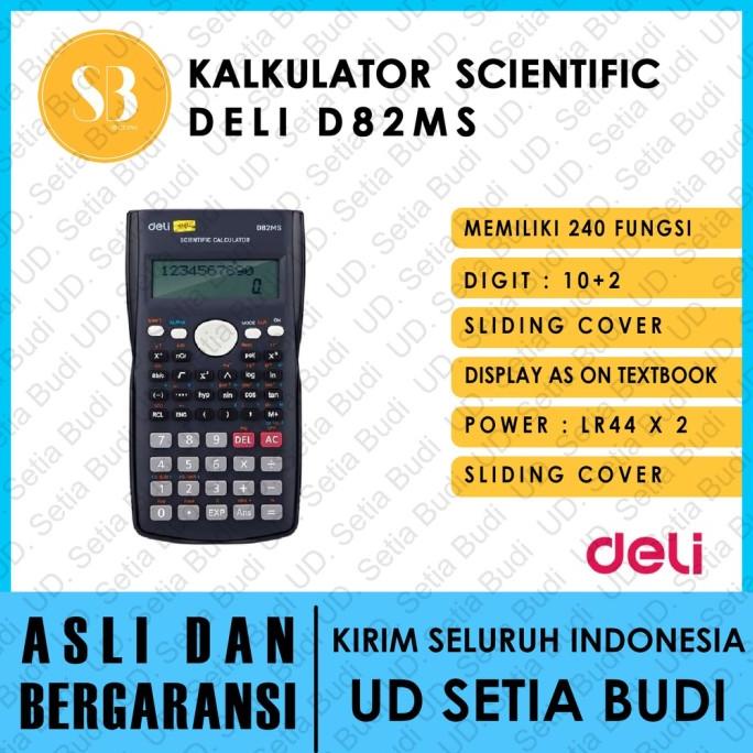 

PS758 Kalkulator Scientific Deli D82MS Asli dan Bergaransi