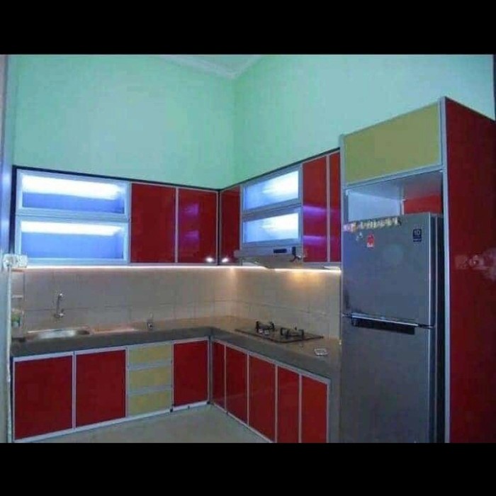 [New Ori] Kitchen Set Aluminium Murah Sangat Mewah Bisa Sameday