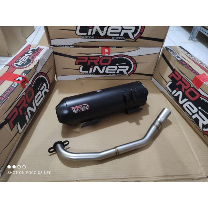 NEW KNALPOT PROLINER NEO STD RACING SR TYPE SILENT ALL NEW NMAX 2020-2021 ORIGINAL TERBARU