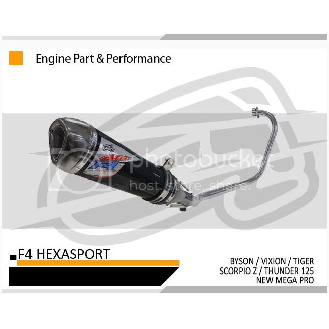 ✨Termurah Knalpot Byson Ahrs Hexacone Silent Berkualitas