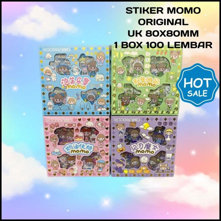 

HOT DEAL STIKER MOMO 100PCS ANTI AIR MOTIF KARTUN LUCU-LUCU WARNA RANDOM WMO BC !!!!