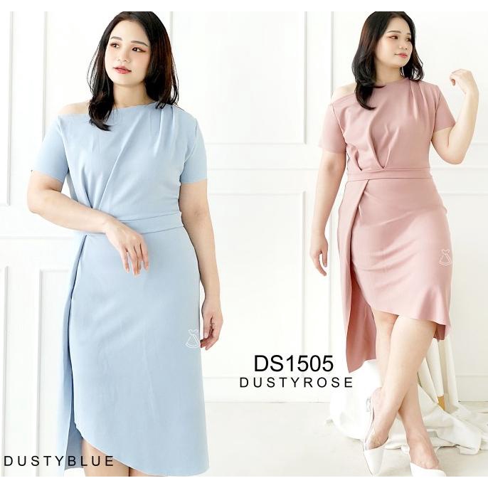 New Sale Ds1505 - Dress Pesta Sabrina Maxi Bodycon Scuba Dress Kondangan Wanita Limited Edition