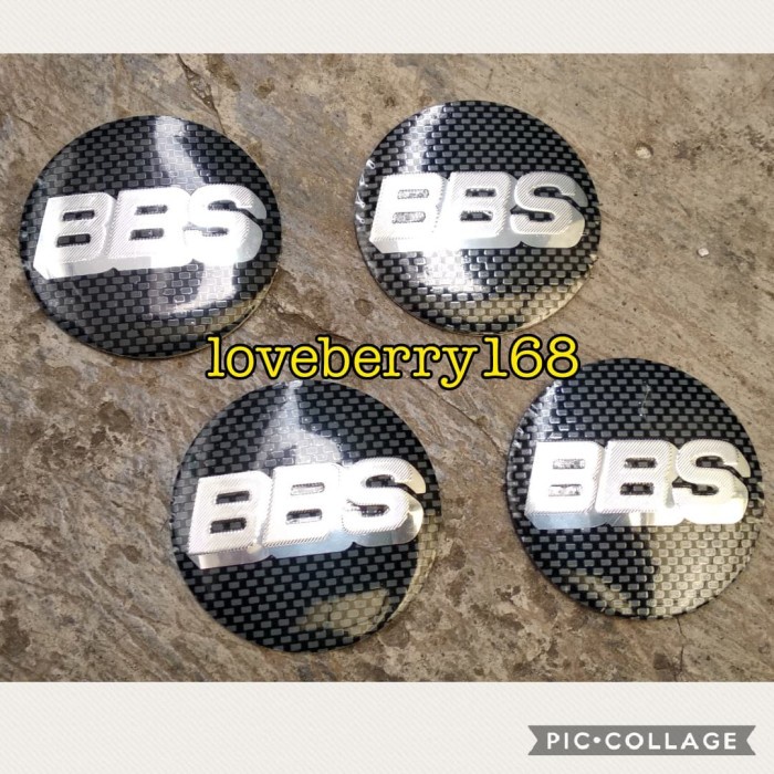 sticker stiker lapisan tutup dop velg logo bbs carbon fikafika8187