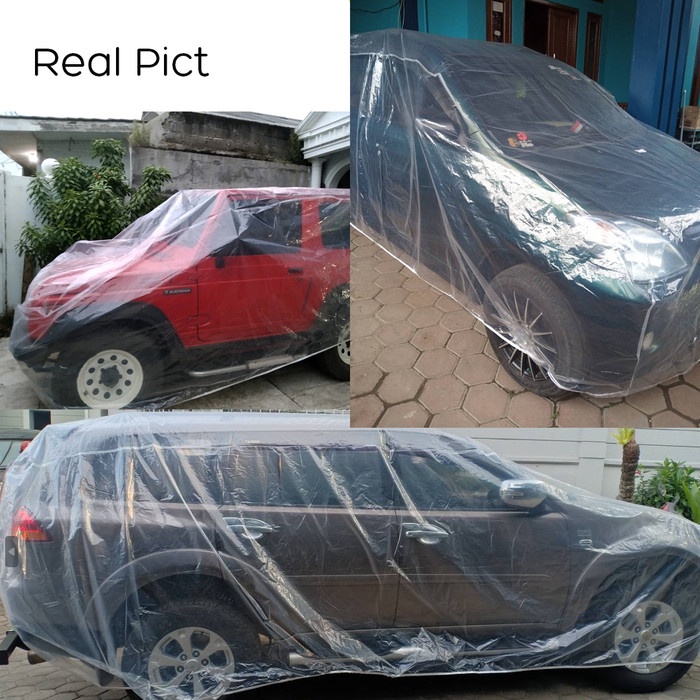 Avanza Body Cover Mobil Plastik Avanza Sarung Mobil Transparan