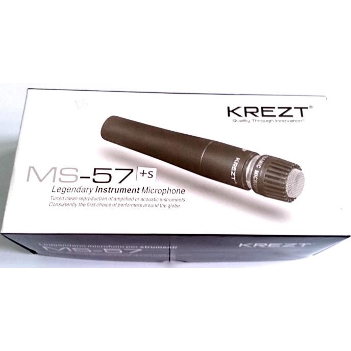 MIC KREZT SM 57 KREZT MS 57 LEGENDARY MICROPHONE INSTRUMENT