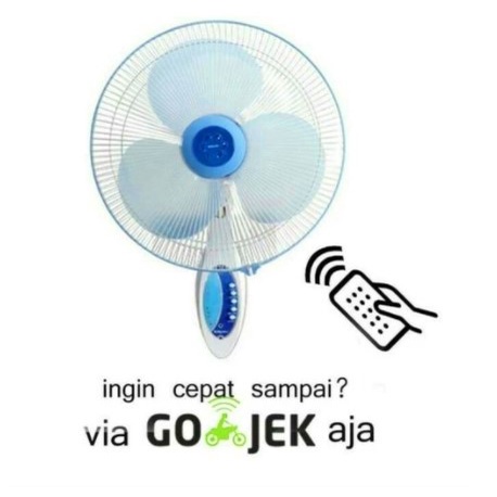Kipas Angin Dinding Remote Miyako 16 Inch Wall Fan