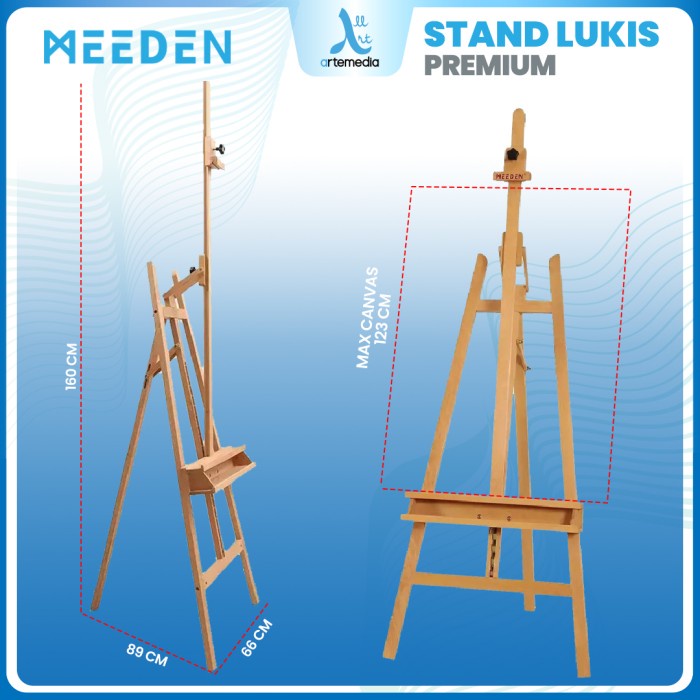 

Terbaru Meeden Floor Easel A-Frame Adujstable Lyre Style Painter Stand Lukis Promo Terlaris