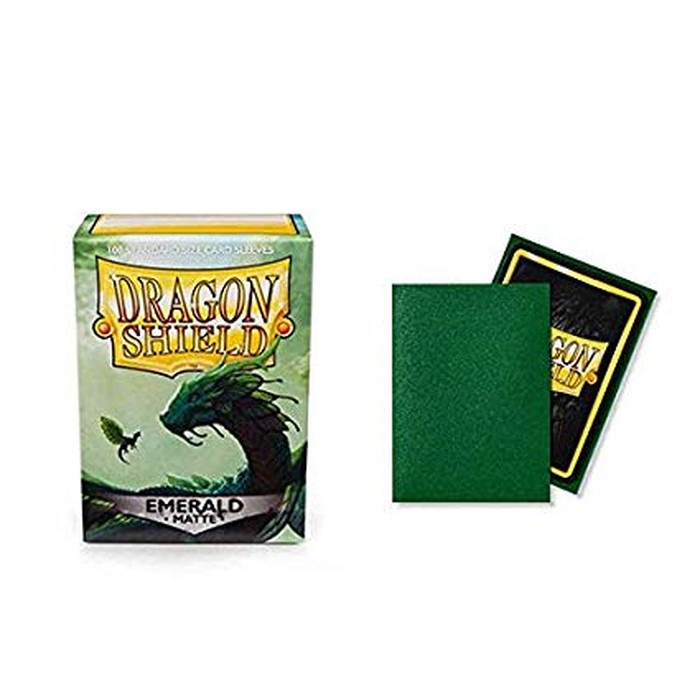 Dragon Shield Matte 100 Card Sleeve emerald