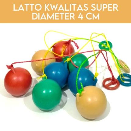 Mainan Latto Lato BESAR JUMBO  4CM Etek Tek Tek Viral Jadul Kwalitas Super