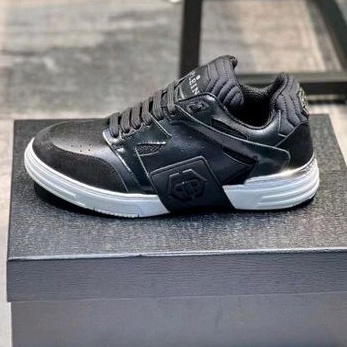 sepatu pp sneaker cowok philipp plein men shoes sepatu pria hitam