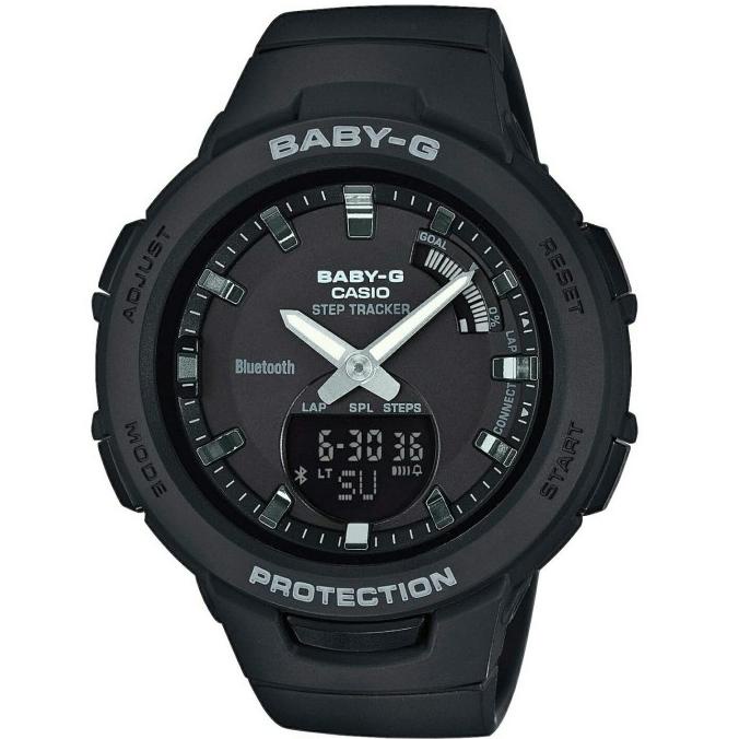 Casio Baby-G BSA-B100-1ADR / Casio BSA B100-1A Original & Bergaransi