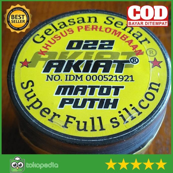 GELASAN SUPER MATOT PUTIH AKIAT BANDUNG / SIZE 0.22 / 2000 YARD