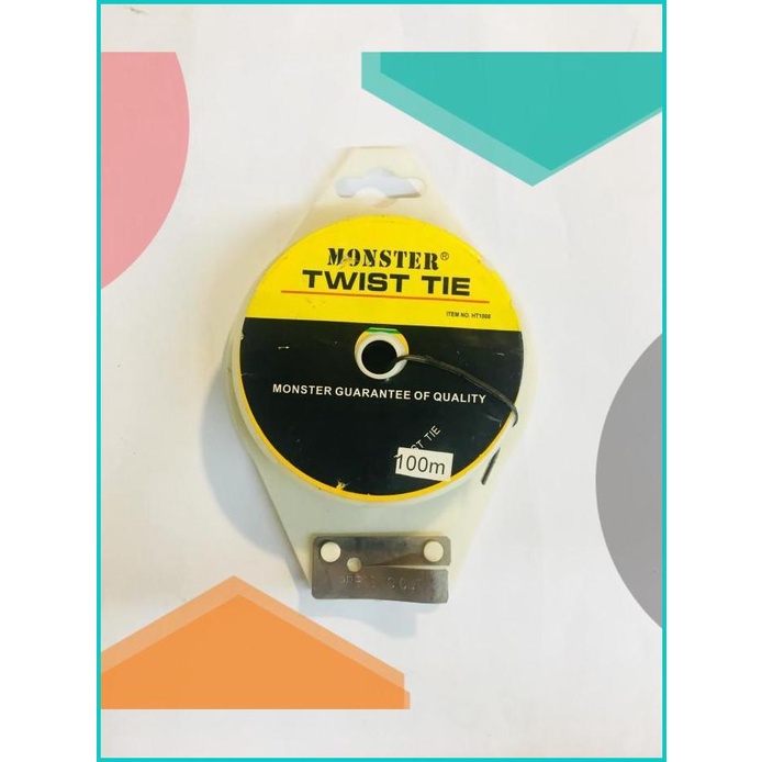 

Kabel Tie Kabel Ties Twist Tie 100 meter Hitam 20JVLZ3 perkakas