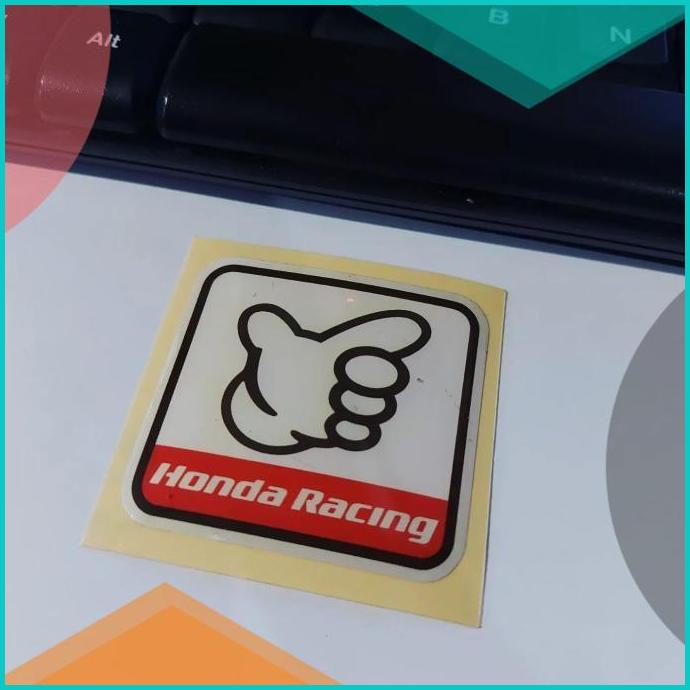 

Sticker Resin Timbul Honda Racing Stiker Lentur 3D No Good Nogood 20J