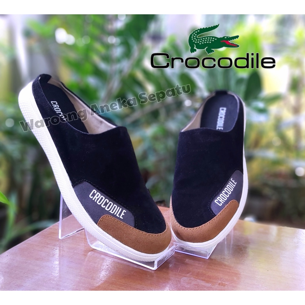 Sepatu Casual crocodile Pria Slip On Footwear Kerja Kantoran Pria Sepatu sandal Kasual Selop Sepatu 