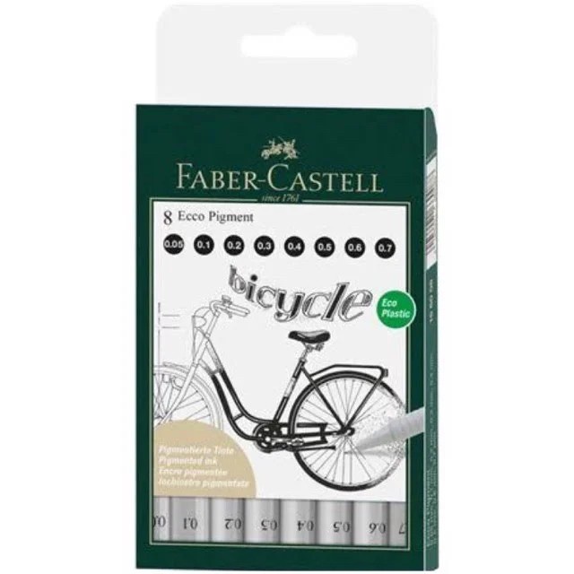 

Promo Faber-Castell Ecco Pigment ( Drawing Pen ) Set 8
