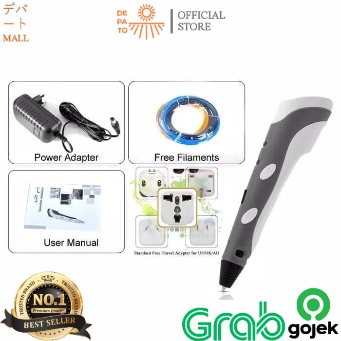 

Promo Dp 3D Printing Pen Stereoscopic Printing Pen For 3D Drawing Ready