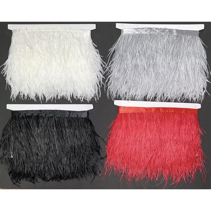 Promo Bulu Ostrich Pendek 8Cm - 10Cm Ostrich Feather 10 Cm Renda Ostrich