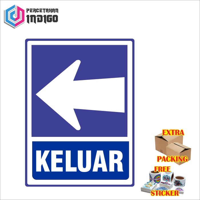 

Promo Plat Alumunium Rambu Tanda Panah Keluar