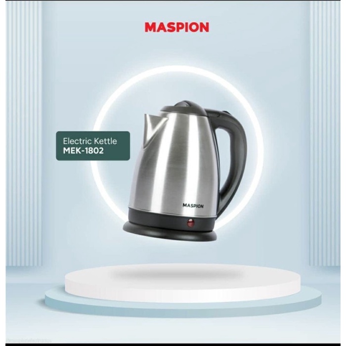 Promo Electric Kettle / Teko Listrik Maspion Mek-1802 Ks / Mek1802Ks