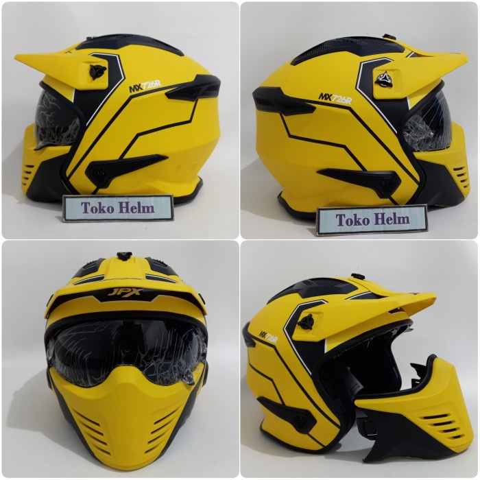 Helm Fullface Jpx Mx 726R Motif