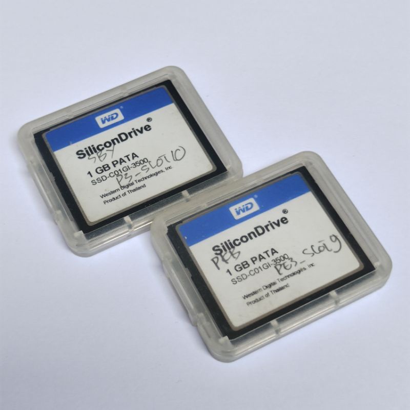 CF Card 1GB SiliconDrive Compact Flash Memory Industrial Mechine