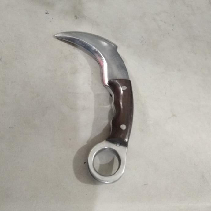 Kerambit Krambit Kerambik Karambit Alumunium Latih Tumpul Silat Seni Kode 898