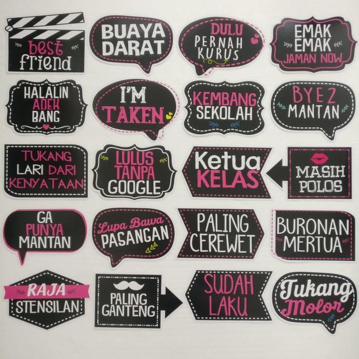 Aksesoris Photobooth Fun Props Reuni Properti Foto