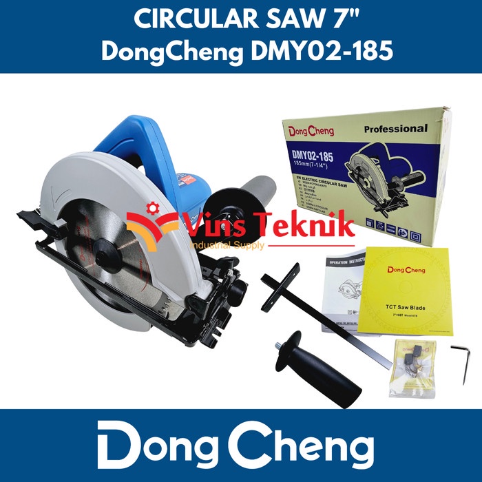 Dongcheng Dmy02-185 Mesin Gergaji Circular Saw 7Inch Dmy 02-185 Promo Terbaru