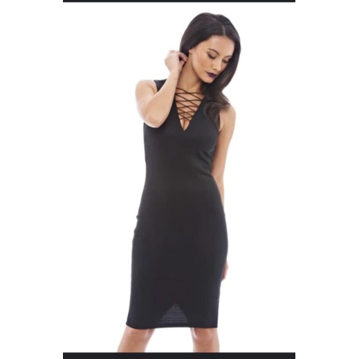 long dress hitam polos