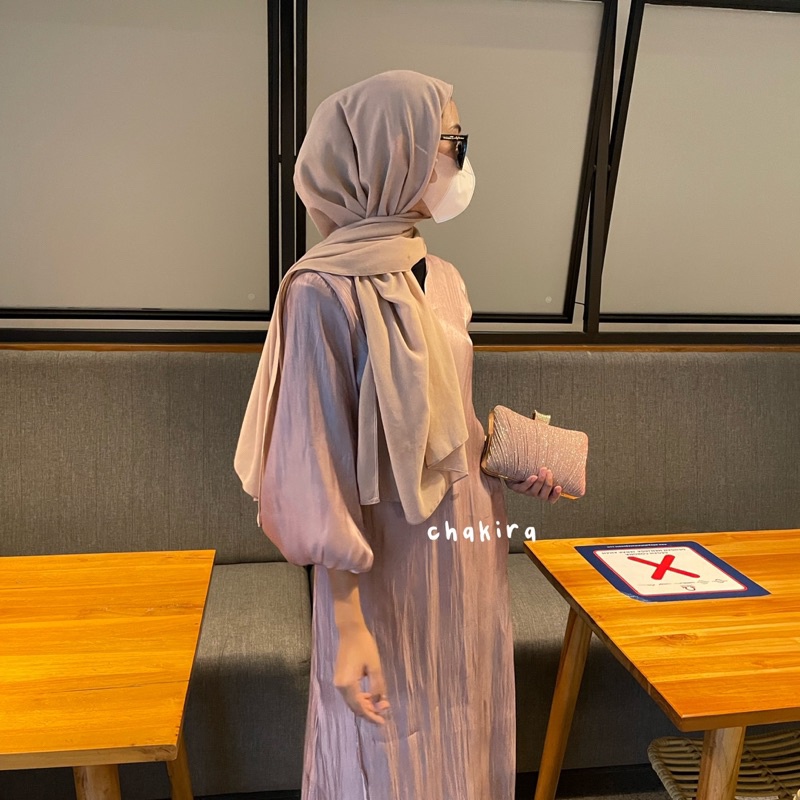 [LIMITED] BEST PRODUCT shimmer dress/shimmer outer/dress 4 look/dress silk lebaran/kimono dress/wrap