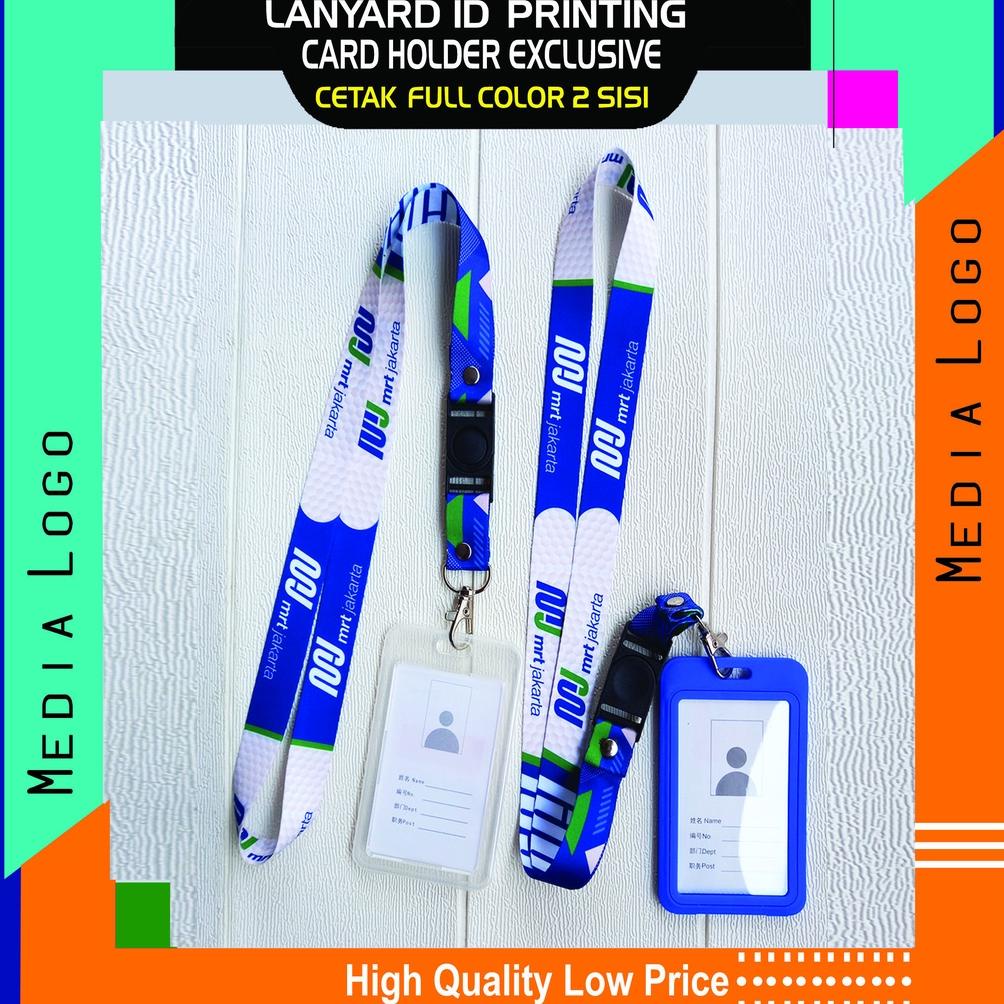 

PROMO READY STOCK LANYARD ID CARD/GANTUNGAN ID CARD PRINTING MRT JAKARTA (PAKET MURAH) TERLARIS