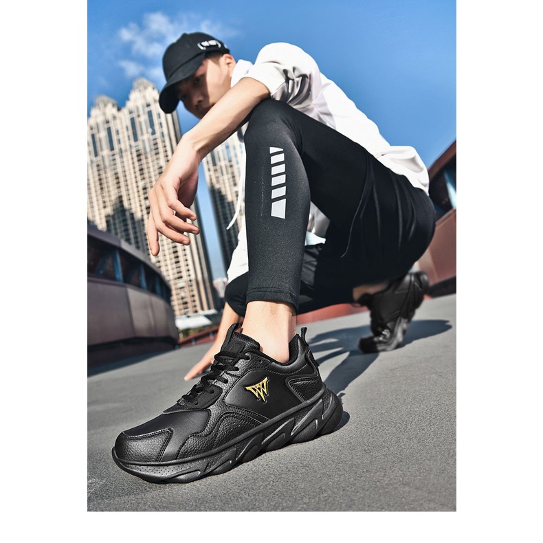 Sepatu Sneaker Pria, Sneaker Sepatu Ayah Pria, Sepatu Lari, Sepatu Kulit, Sepatu Papan