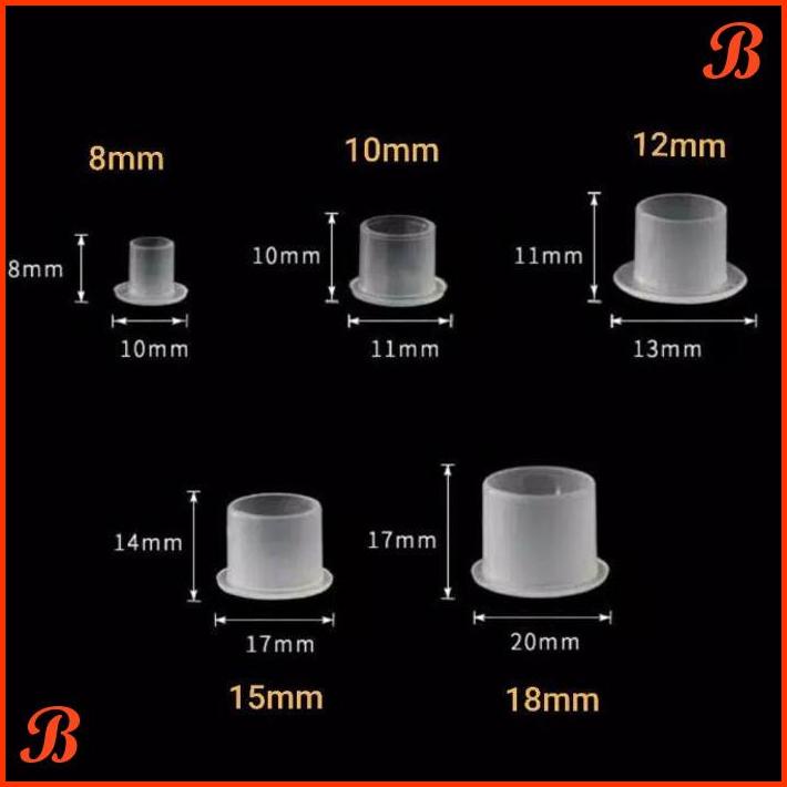 

INK CUP HOLDER 8 10 12 15MM (100PC) 18MM (50PC) | ATA