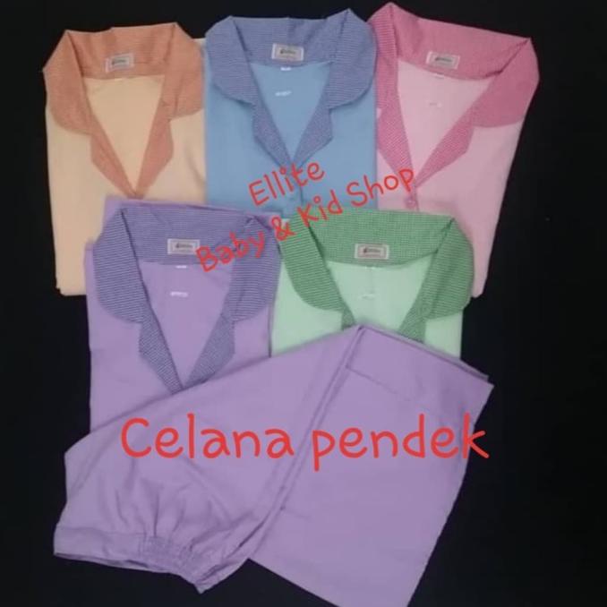 BAJU SERAGAM SUSTER JUMBO UK XXXL (BAJU PENDEK + CELANA PENDEK/KULOT)