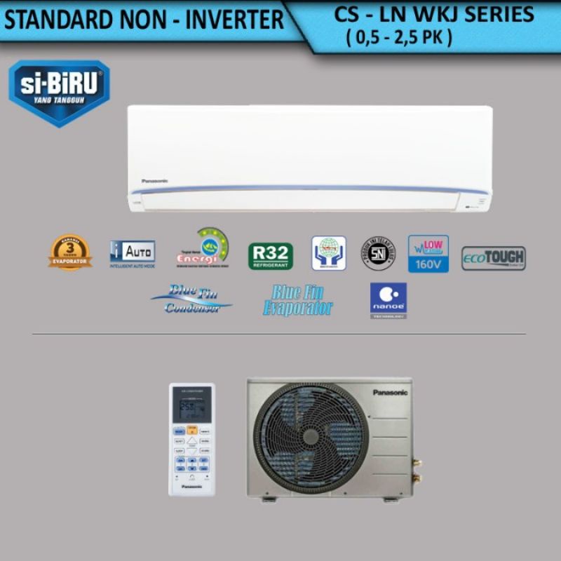 AC Panasonic 1/2 PK [Si Biru] LN5WKJ