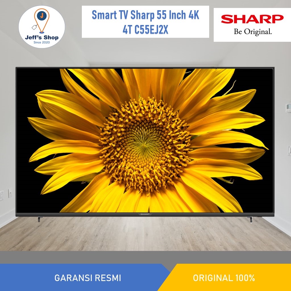 Sharp LED Smart TV 55 Inch 4K UHD 4T C55EJ2X