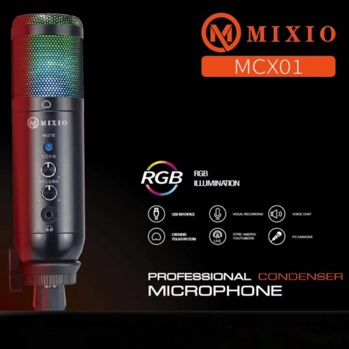 mixio MCX01 Mikrofon Kondensor USB