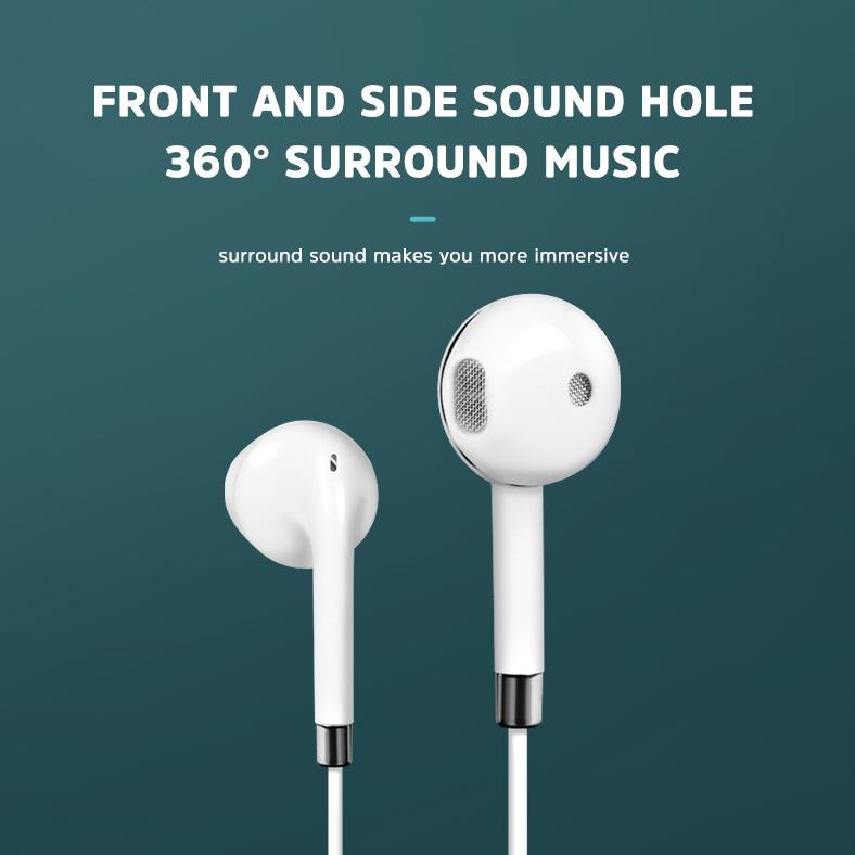 Hot - YLV Headset White Original 3.5mm Earphone In-ear Universal Earphones .,