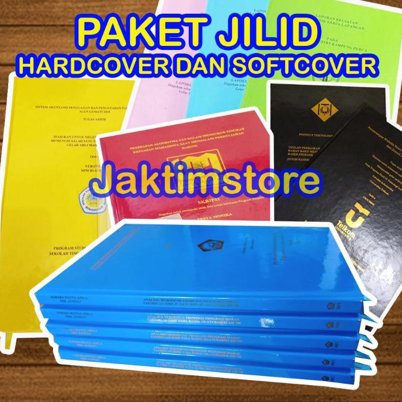 

Special - PAKET JILID HARDCOVER DAN SOFTCOVER .,