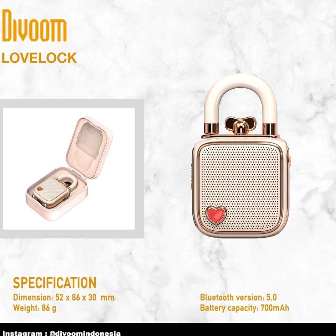 Divoom LoveLock Bluetooth Speaker