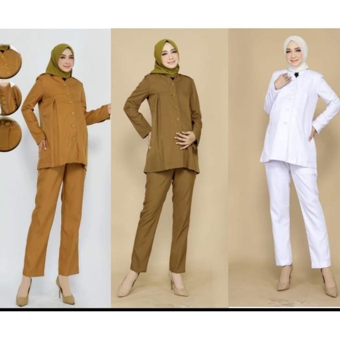 Blazer Baju Kerja Kantor Seragam Pns Baju Hamil