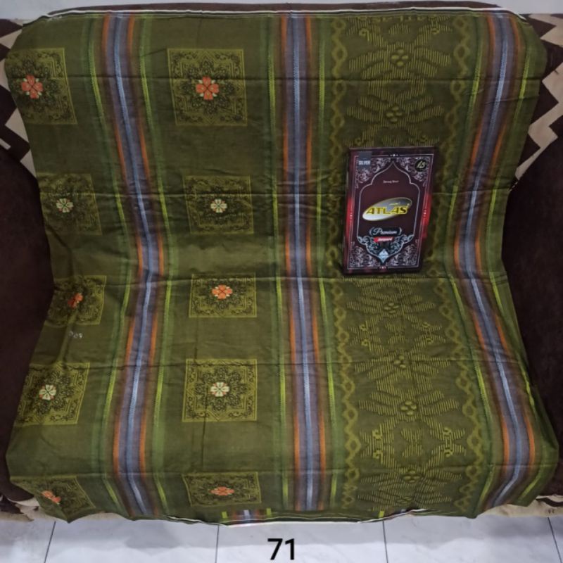 Sarung ATLAS Jacquard Songket Gold & Silver