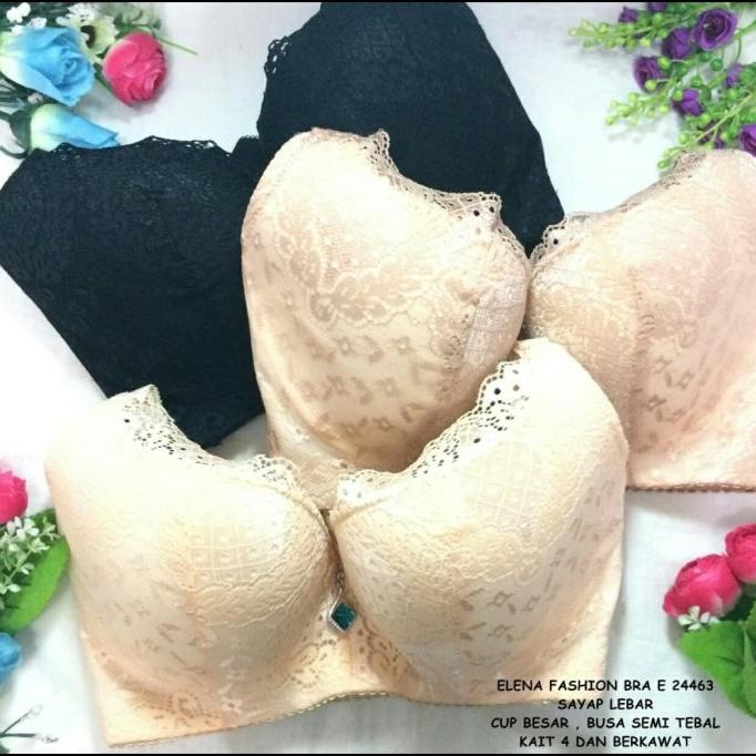 BRA ELENA FASHION E 24463 BRUKAT CUP D BUSA TIPIS DAN BERKAWAT